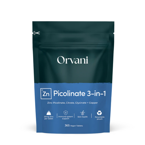 Orvani Zinc Picolinate 3-in-1